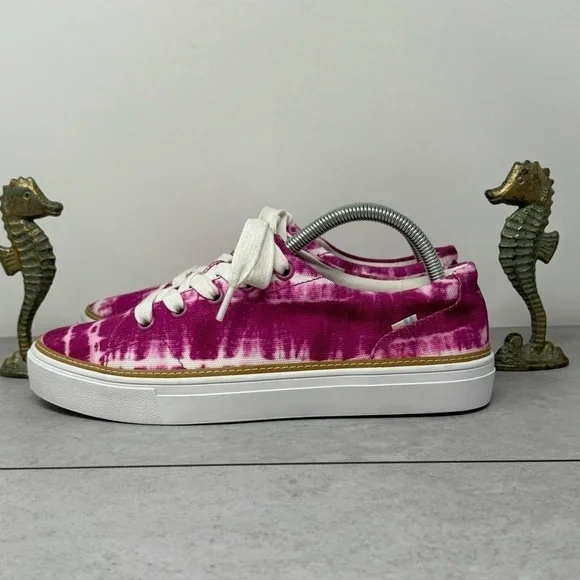 Toms | Shoes | Toms Shoes Womens 95 Pink White Tie Dye  display picture 1